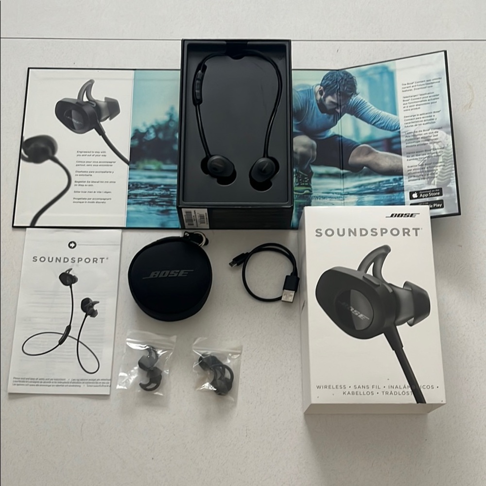 Bose SoundSport Wireless Earbuds - Black